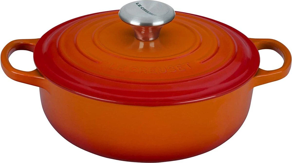 Le Creuset Signature sauteuse ø 24 cm gietijzer Vulcanique Le Creuset Signature Sauteuse ø 24 Cm Gietijzer Vulcanique -Le Creuset