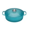 Le Creuset Signature Braadpan Ovaal 6,3 Liter ø 31 Cm Gietijzer Caribbean Blue -Le Creuset 1841589 n0