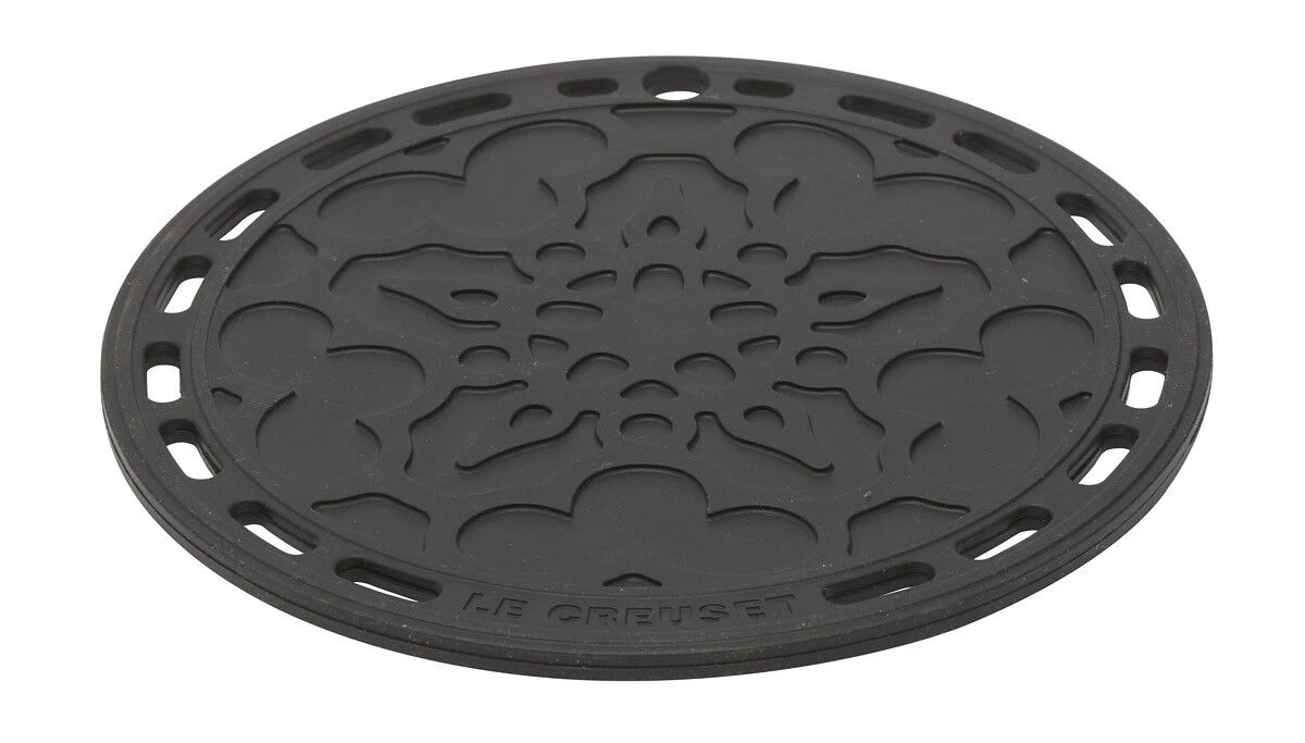 Le Creuset pannenonderzetter ø 20 cm silicone zwart Le Creuset Pannenonderzetter ø 20 Cm Silicone Zwart -Le Creuset 1876 42378 1