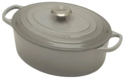 Le Creuset Signature Braadpan Ovaal 4,7 Liter ø 29 Cm Gietijzer Mist Grey