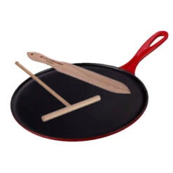 Le Creuset Crêpepan ø 27 Cm Geëmailleerd Gietijzer Kersrood