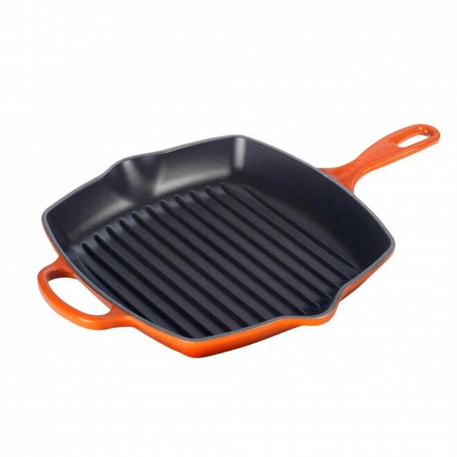 Le Creuset skillet grill vierkant 26 cm gietijzer vulcanique Le Creuset Skillet Grill Vierkant 26 Cm Gietijzer Vulcanique -Le Creuset 20183260900422