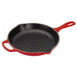 Le Creuset Skillet Grill Rond ø 26 Cm Gietijzer Kersrood