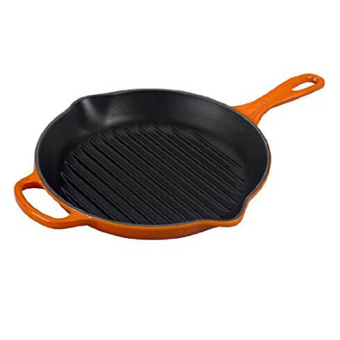 Le Creuset skillet grill rond ø 26 cm gietijzer vulcanique Le Creuset Skillet Grill Rond ø 26 Cm Gietijzer Vulcanique -Le Creuset 20193260900422