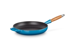 Le Creuset Koekenpan Rond Met Open Greep ø 28 Cm Gietijzer Marseilleblauw