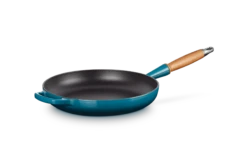 Le Creuset Koekenpan Rond Met Open Greep ø 28 Cm Gietijzer Deep Teal