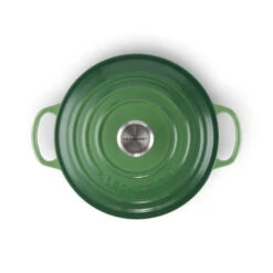 Le Creuset Signature Braadpan 4,2 Liter ø 24 Cm Gietijzer Bamboo -Le Creuset 21177244082430 le creuset bamboo signature cast iron 24cm round casserole green additional 2 600x 1