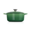 Le Creuset Signature Braadpan 4,2 Liter ø 24 Cm Gietijzer Bamboo -Le Creuset 21177244082430 le creuset bamboo signature cast iron 24cm round casserole green additional 3 600x 1