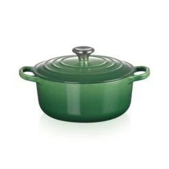 Le Creuset Signature Braadpan 4,2 Liter ø 24 Cm Gietijzer Bamboo -Le Creuset 21177244082430 le creuset bamboo signature cast iron 24cm round casserole green additional 4 600x 1