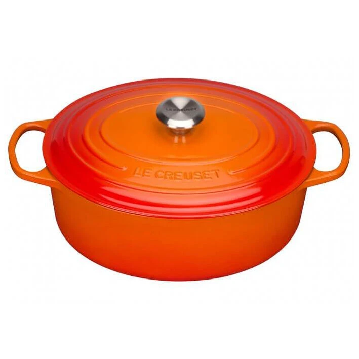 Le Creuset Signature braadpan ovaal 13,9 liter ø 40 cm gietijzer vulcanique Le Creuset Signature Braadpan Ovaal 13,9 Liter ø 40 Cm Gietijzer Vulcanique -Le Creuset 21178400902430