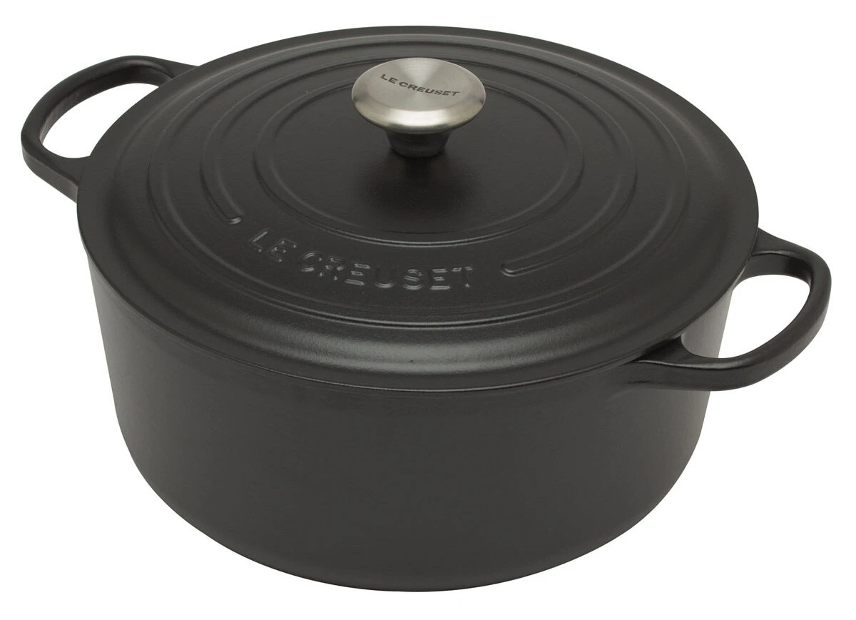 Le Creuset Signature braadpan 6,7 liter ø 28 cm gietijzer matzwart Le Creuset Signature Braadpan 6,7 Liter ø 28 Cm Gietijzer Matzwart -Le Creuset 2667 62345 1