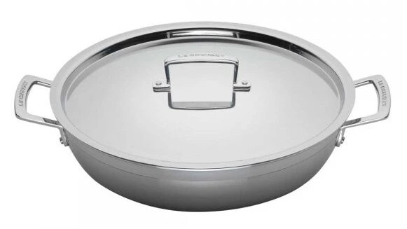 Le Creuset Magnetik lage braadpan met anti-aanbaklaag ø 30 cm rvs glans Le Creuset Magnetik Lage Braadpan Met Anti-aanbaklaag ø 30 Cm Rvs Glans -Le Creuset 3 ply profipfanne mit deckel 30 cm le creuset 96202830001000 1.1547716727