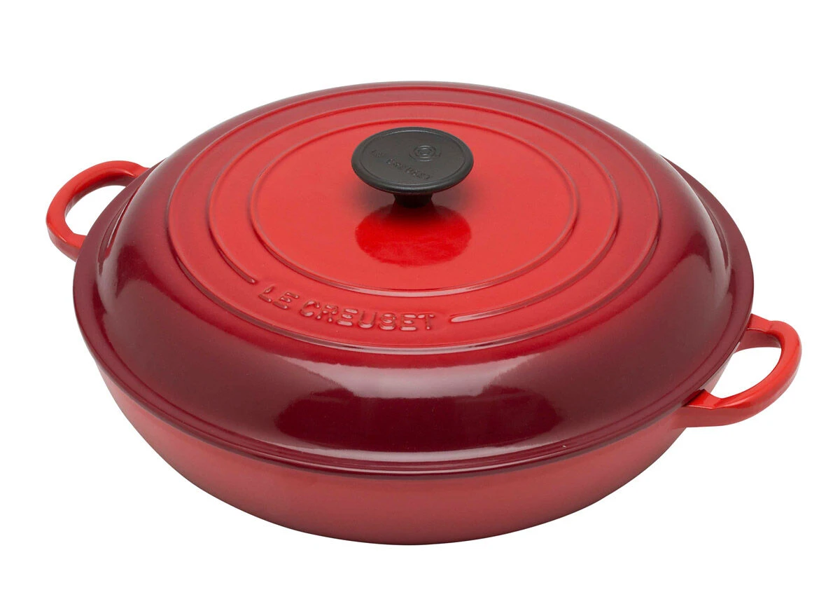 Le Creuset multifunctionele braadpan 3,2 liter ø 30 cm gietijzer kersrood Le Creuset Multifunctionele Braadpan 3,2 Liter ø 30 Cm Gietijzer Kersrood -Le Creuset 4209 61922 1