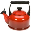 Le Creuset Tradition Fluitketel 2,1 Liter Staal Kersrood -Le Creuset 4299 25336 1