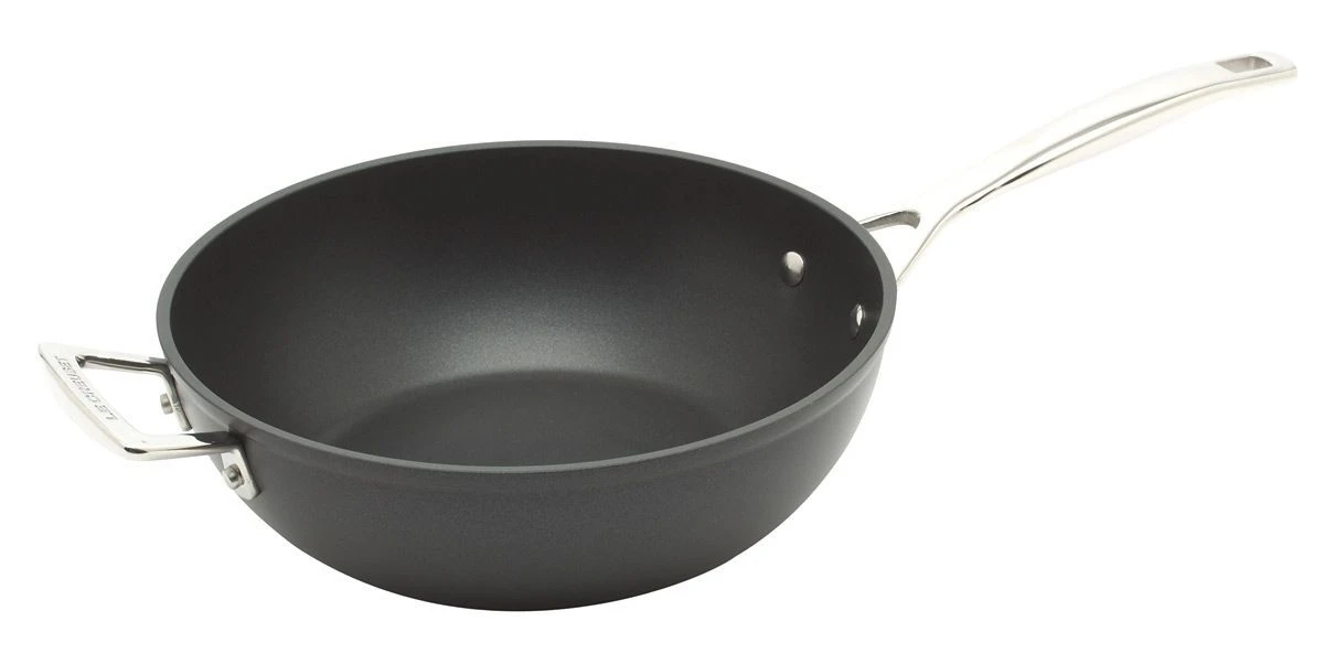 Le Creuset Les Forgées wokpan met steel en tegengreep ø 26 cm aluminium Le Creuset Les Forgées Wokpan Met Steel En Tegengreep ø 26 Cm Aluminium -Le Creuset 6168 49492 1