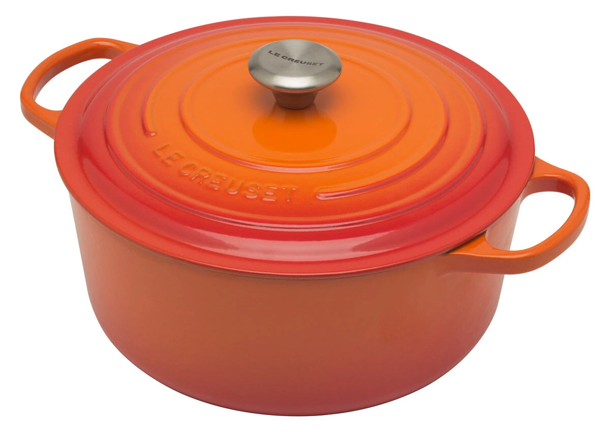 Le Creuset Signature braadpan 6,7 liter ø 28 cm gietijzer vulcanique Le Creuset Signature Braadpan 6,7 Liter ø 28 Cm Gietijzer Vulcanique -Le Creuset 6638 60207 1
