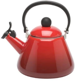 Le Creuset Kone Fluitketel 1,6 Liter Staal Kersrood