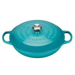 Le Creuset Multifunctionele Braadpan 3,2 Liter ø 30 Cm Gietijzer Caribbean Blue