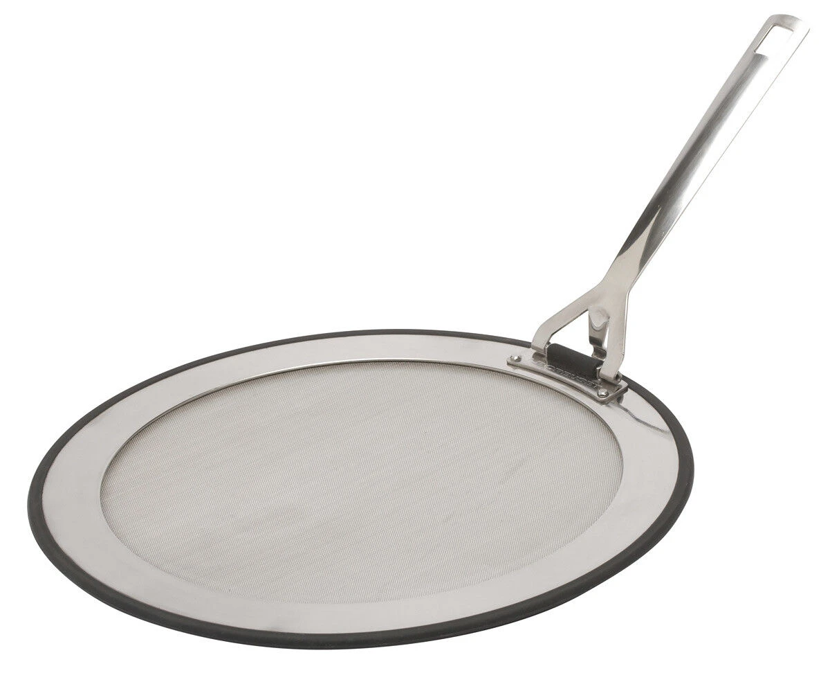 Le Creuset antispatdeksel 26 tot 30 cm rvs Le Creuset Antispatdeksel 26 Tot 30 Cm Rvs -Le Creuset 8954 41681 1