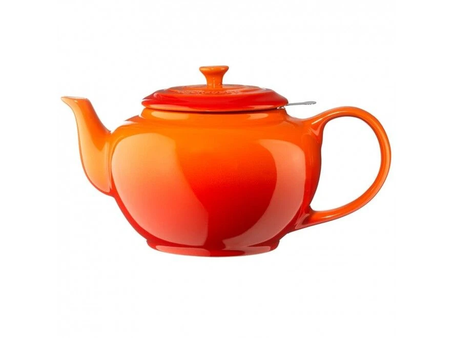 Le Creuset theepot 1,3 liter aardewerk vulcanique Le Creuset Theepot 1,3 Liter Aardewerk Vulcanique -Le Creuset 91010038091415 le creuset benl
