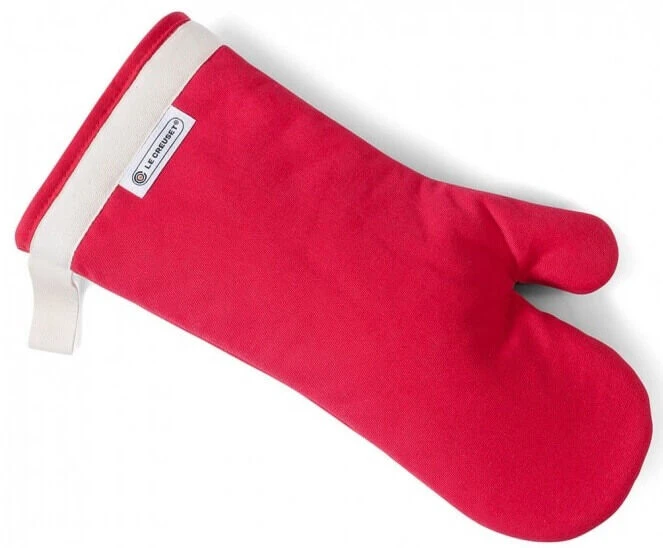 Le Creuset ovenwant 35 x 18 cm katoen kersrood Le Creuset Ovenwant 35 X 18 Cm Katoen Kersrood -Le Creuset 95002300060000 le creuset benl