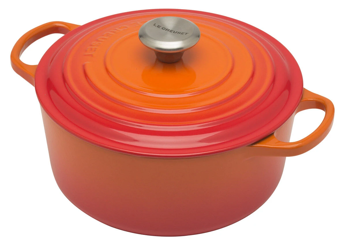 Le Creuset Signature braadpan 4,2 liter ø 24 cm gietijzer vulcanique Le Creuset Signature Braadpan 4,2 Liter ø 24 Cm Gietijzer Vulcanique -Le Creuset 9927 60199 1