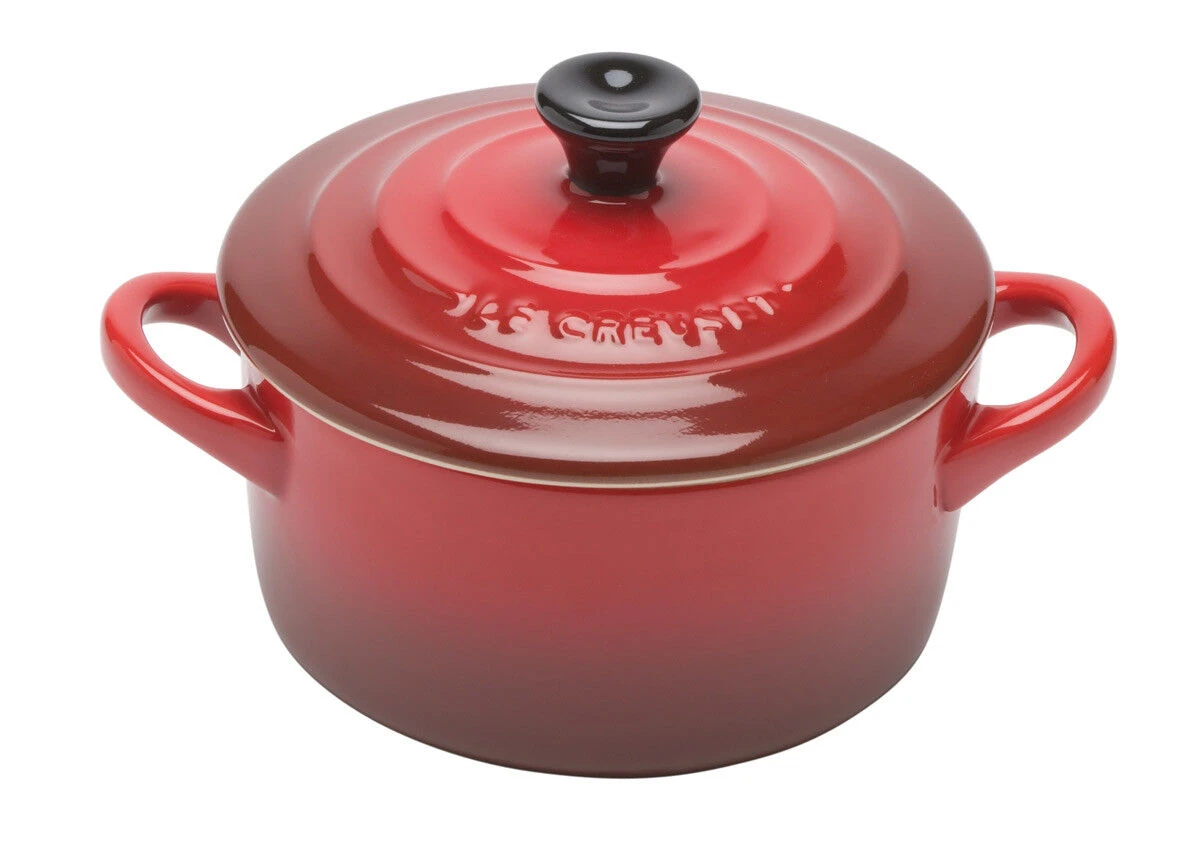 Le Creuset minipan ø 10 cm aardewerk kersrood Le Creuset Minipan ø 10 Cm Aardewerk Kersrood -Le Creuset 9998 43257 1