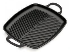 Le Creuset Rechthoekige Grill 30 Cm Gietijzer Mat Zwart