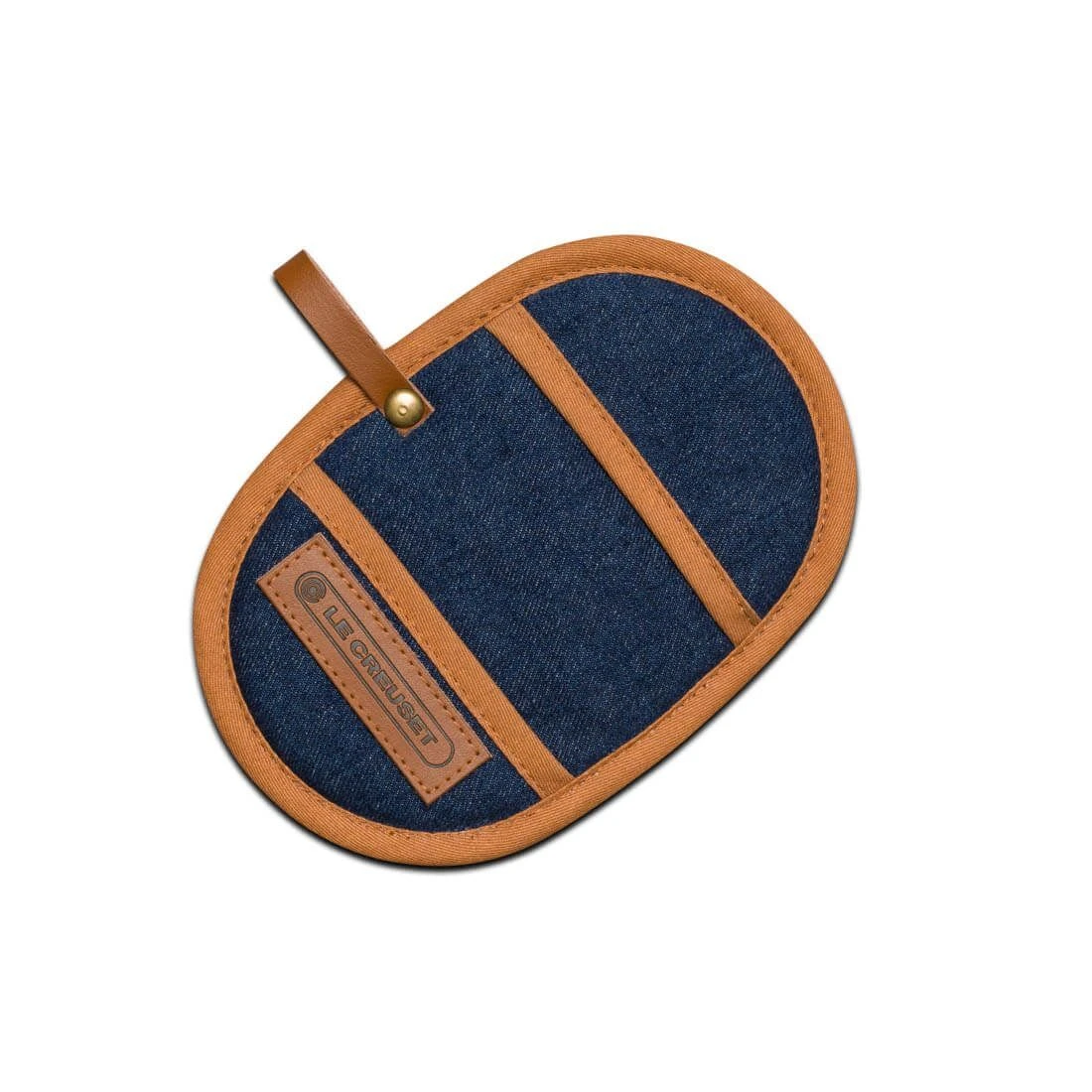 Le Creuset pannenlap 18 x 12,5 cm textiel Denim 2 stuks Le Creuset Pannenlap 18 X 12,5 Cm Textiel Denim 2 Stuks -Le Creuset lc 20190108 de ps 50268 1 1