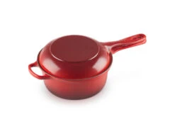 Le Creuset 2-in-1 Steelpan 2,3 Liter ø 22 Cm Gietijzer Kersrood -Le Creuset lc 20200512 fr ps fs 25044220602460 003