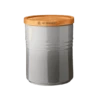 Le Creuset Voorraadpot Met Houten Deksel ø 10 X 12 Cm Aardewerk Mist Grey -Le Creuset lc 20210125 ad ps ns 91044401541099 001