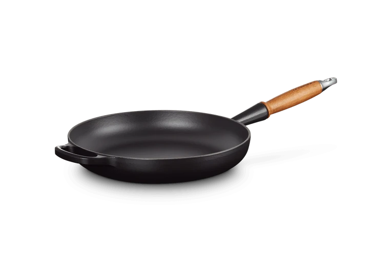 Le Creuset Koekenpan Rond Met Open Greep ø 28 Cm Gietijzer Mat Zwart