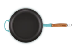 Le Creuset Koekenpan Rond Met Open Greep ø 28 Cm Gietijzer Caribbean Blue -Le Creuset lc 20210721 hl ps fs 20258281700422 004 1
