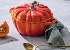 Le Creuset Pompoen Braadpan ø 24 Cm Gietijzer Vulcanique -Le Creuset le creuset braadpan pompoen 24 cm 37 ltr 3