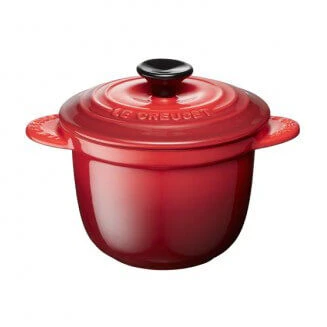 Le Creuset Every mini cocotte ø 13 cm aardewerk kersrood Le Creuset Every Mini Cocotte ø 13 Cm Aardewerk Kersrood -Le Creuset le creuset every mini cocotte 13 cm aardewerk zwart