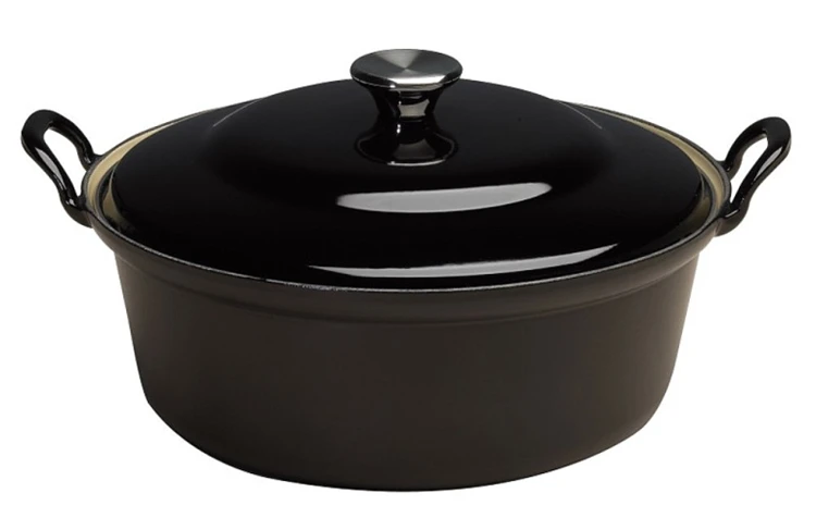 Le Creuset faitout braadpan met plaatstalen deksel 4,9 liter Le Creuset Faitout Braadpan Met Plaatstalen Deksel 4,9 Liter -Le Creuset le creuset faitout plaatstalen braadpan