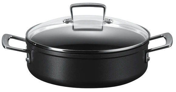 Le Creuset Les Forgées Provençaalse sauteerpan met rechte wand ø 24 cm aluminium Le Creuset Les Forgées Provençaalse Sauteerpan Met Rechte Wand ø 24 Cm Aluminium -Le Creuset le creuset provencaalse hapjespan 24 cm
