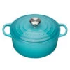 Le Creuset Signature Braadpan 2,4 Liter ø 20 Cm Gietijzer Caribbean Blue -Le Creuset le creuset signature braadpan 20cm caribbean blauw