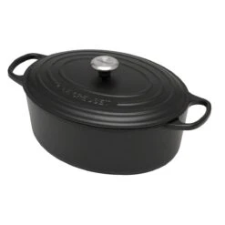 Le Creuset Signature Braadpan Ovaal 13,9 Liter ø 40 Cm Gietijzer Matzwart