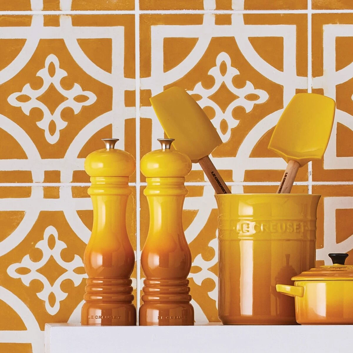 Le Creuset Zoutmolen 21 Cm Kunststof Nectar -Le Creuset le creuset zoutmolen pepermolen 21 cm kunststof nectar 2 1