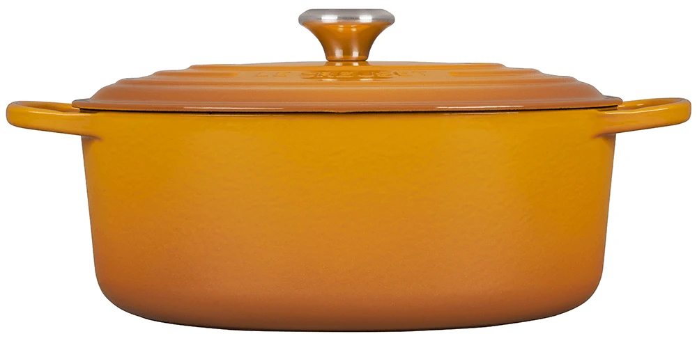 Le Creuset Signature braadpan ovaal 6,3 liter ø 31 cm gietijzer Nectar Le Creuset Signature Braadpan Ovaal 6,3 Liter ø 31 Cm Gietijzer Nectar -Le Creuset ls2502 31672ss 2