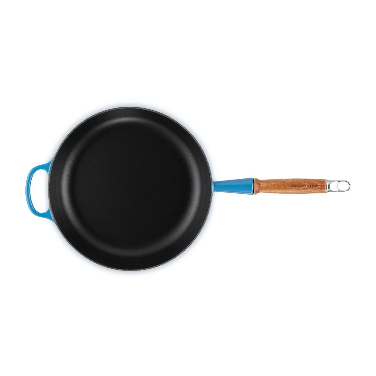 Le Creuset sauteerpan rond met open greep ø 28 cm gietijzer Azure Le Creuset Sauteerpan Rond Met Open Greep ø 28 Cm Gietijzer Azure -Le Creuset opengreep3 1 1