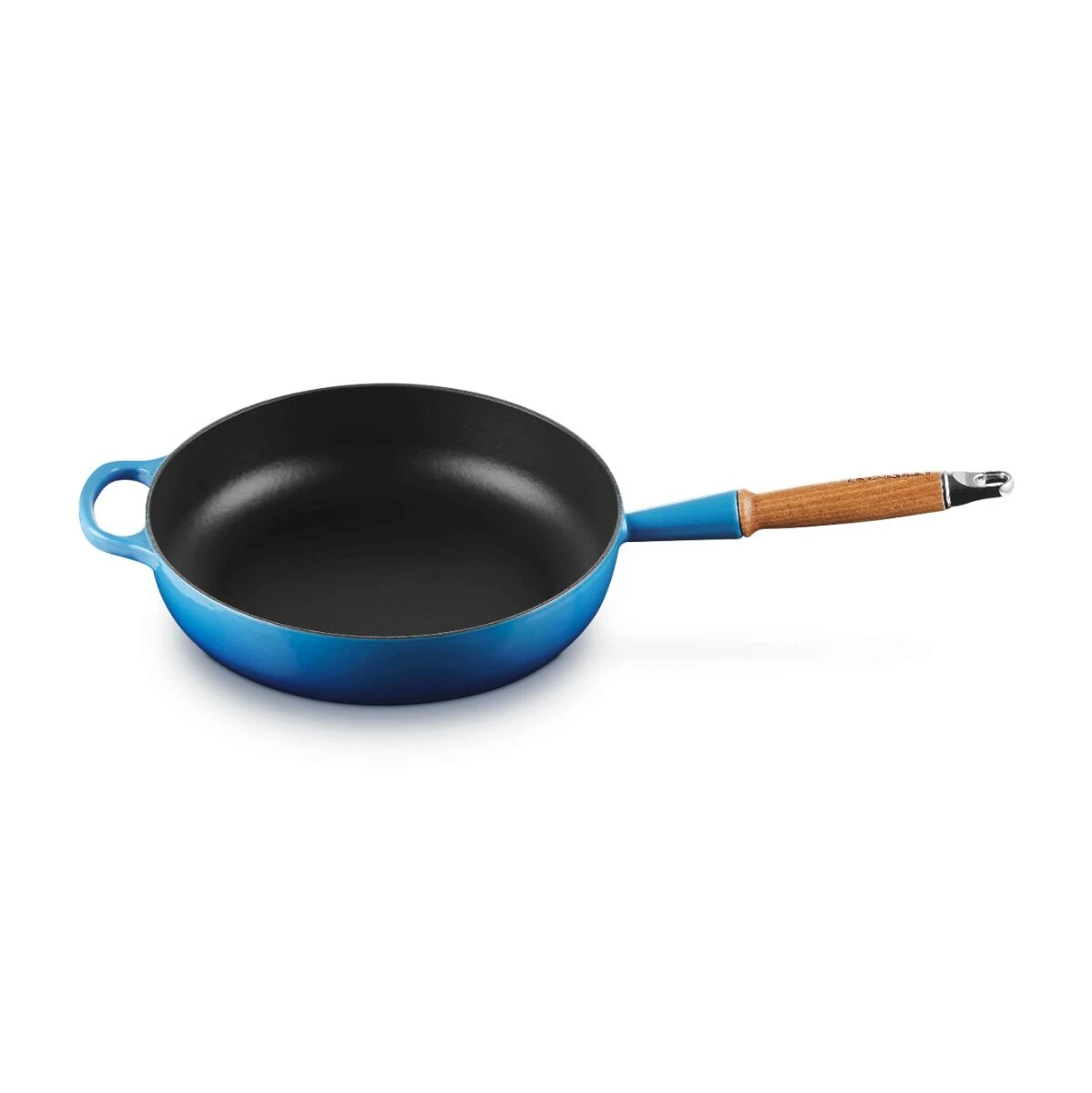 Le Creuset koekenpan rond met open greep ø 28 cm gietijzer Azure Le Creuset Koekenpan Rond Met Open Greep ø 28 Cm Gietijzer Azure -Le Creuset opengreep 1