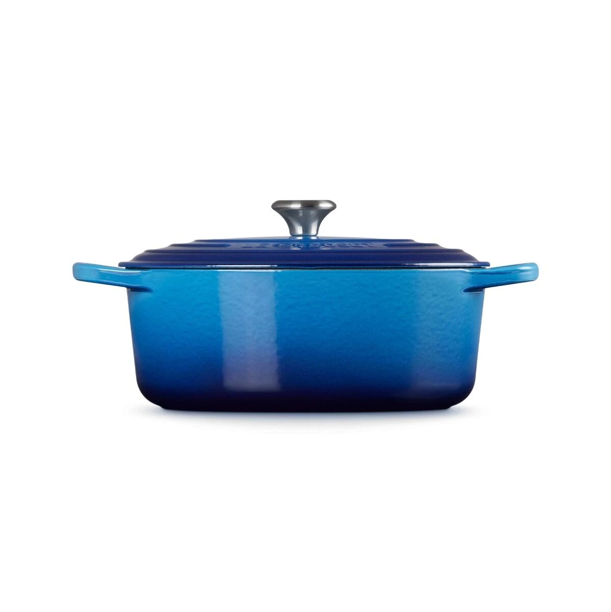 Le Creuset Signature braadpan ovaal 7,5 liter ø 33 cm gietijzer Azure Le Creuset Signature Braadpan Ovaal 7,5 Liter ø 33 Cm Gietijzer Azure -Le Creuset ovaal2 1 3