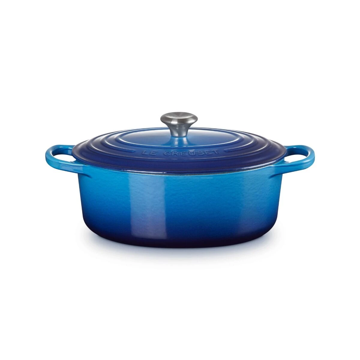 Le Creuset Signature braadpan ovaal 7,5 liter ø 33 cm gietijzer Azure Le Creuset Signature Braadpan Ovaal 7,5 Liter ø 33 Cm Gietijzer Azure -Le Creuset ovaal 1 6