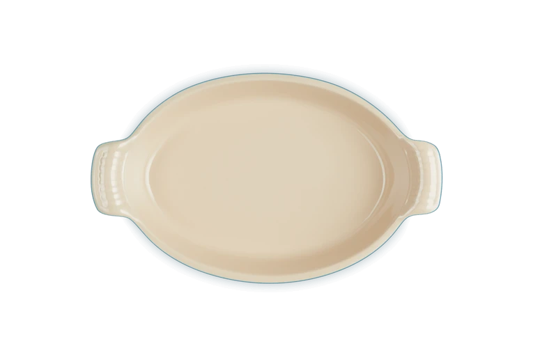 Le Creuset ovenschaal ovaal 28 cm aardewerk Deep Teal Le Creuset Ovenschaal Ovaal 28 Cm Aardewerk Deep Teal -Le Creuset ovaal dt3 1