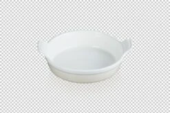 Le Creuset Ronde Ovenschaal ø 24 Cm Aardewerk Meringue