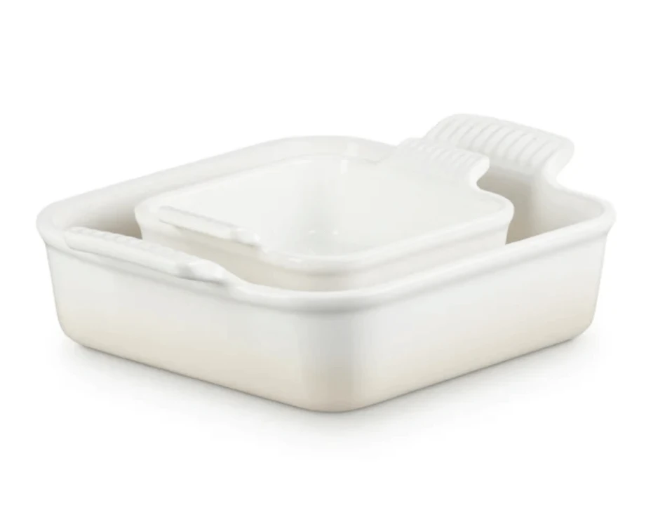 Le Creuset ovenschalenset aardewerk Meringue 2-delig Le Creuset Ovenschalenset Aardewerk Meringue 2-delig -Le Creuset schermafbeelding 2023 04 17 122511