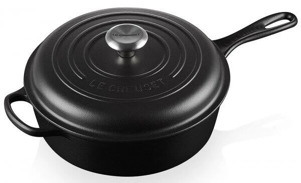 Le Creuset Signature Cassadou braadpan ø 26 cm gietijzer mat zwart Le Creuset Signature Cassadou Braadpan ø 26 Cm Gietijzer Mat Zwart -Le Creuset t
