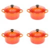 Le Creuset Minipan ø 10 Cm Aardewerk Vulcanique 4 Stuks 2 Le Creuset Minipan ø 10 Cm Aardewerk Vulcanique 4 Stuks -Le Creuset vulcanique 1 1